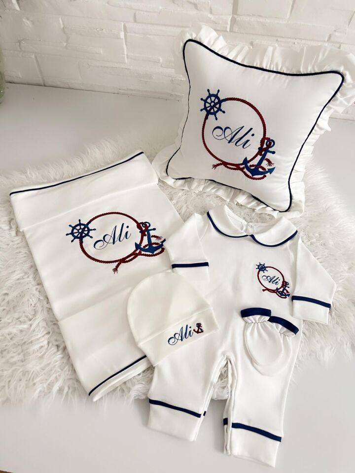 Biyeli erkek bebek set